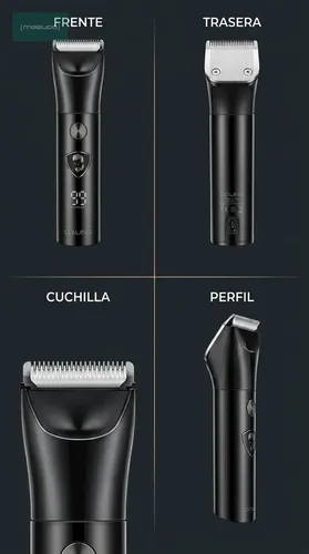 Corta Pelo Corporal Mini Recargable Daling Waterproof Negro