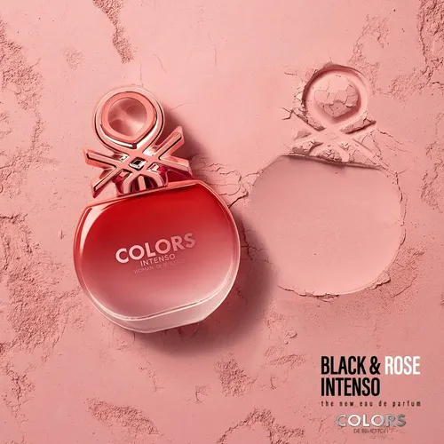 Perfume Benetton Colors Rose Woman Intenso Edp 50ml