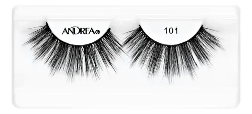 Tira De Pestañas Postizas Andrea Strip Lashes N° 101 Negro
