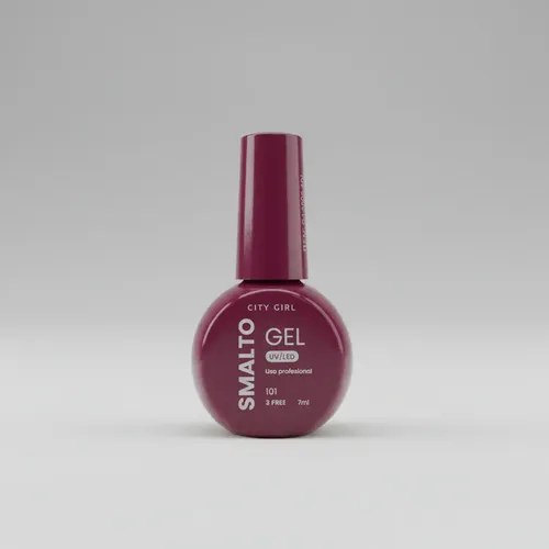 Esmalte De Uñas Profesional City Girl Smalto 7ml N101
