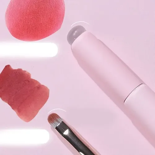 Set De 3 Brochas De Labios De Silicona Tapa Cepillo Flexible 3pcs