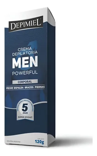 Crema Depilatoria Depimiel Men Powerful Corporal 120 G Local