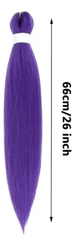 Jf 8 Piezas Extensiones Moradas Para Cabello, Para Cosplay