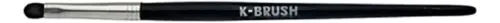 K Brush Pincel de Sombra Negro Cerdas Naturales Precisión Maquillaje