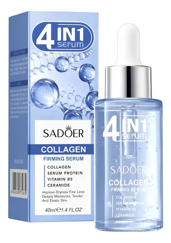 Sérum Facial Sadoer de Colágeno 4 en 1 para Todo Tipo de Piel