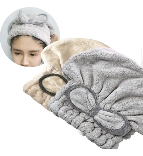 Gorro De Microfibra Para Secar Cabello, Ultra Absorbente Y