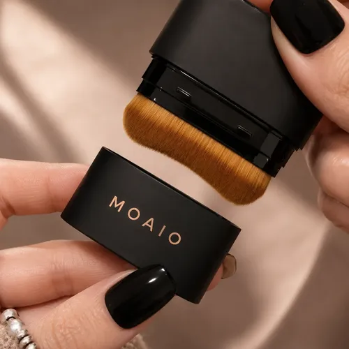 Base Maquillaje Stick Foundation Alta Cobertura Con Brocha