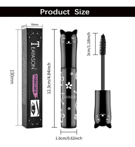 , Set De Rímel Alisesun Rainbow Color Waterproof, 6 ,