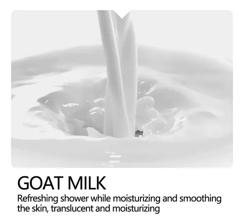 P/j Jabón Corporal De Leche De Cabra Gel De Ducha Exfoliante
