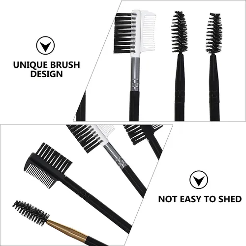 Set De 7 Brochas De Maquillaje Doble Punta, Estilo Mezclado