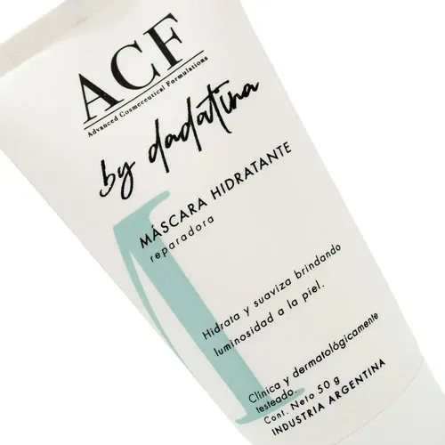 Acf By Dadatina Máscara Facial Hidratante Reparadora Local