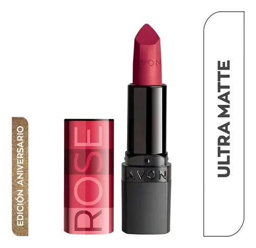Labial Barra Avon True Color Ultra Mate Rosa con Protección Solar FPS15
