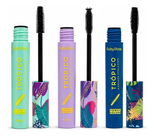 Pack X3 Mascara De Pestañas Tropico Ruby Rose Podés Elegir!