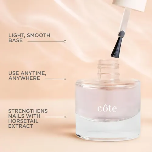 Fortalecedor Base Coat Cote Beauty Con Extracto De Cola De