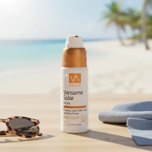Vansame Protector Solar Facial Color Fps50 X 50grs Valuge