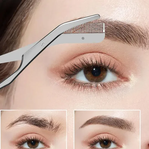 Tijeras Para Depilar Cejas Acero Inoxidable