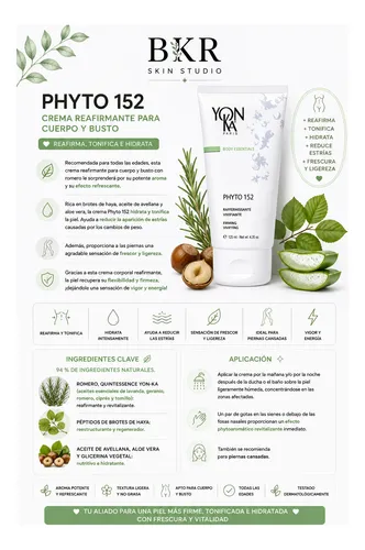 Yonka Phyto 152 Crema Reafirmante Corporal Estrías 125ml