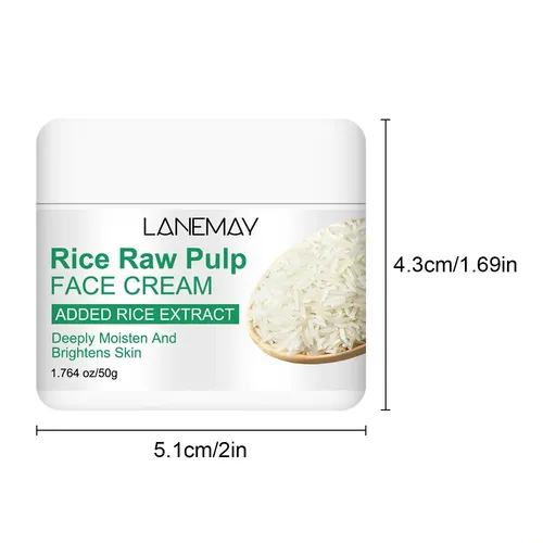 Crema Facial De Pulpa De Arroz Lanemay – Hidrata, Ilumina