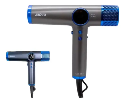 Secador De Pelo Iónico Allure Professional Air10 110.000 Rpm Gris