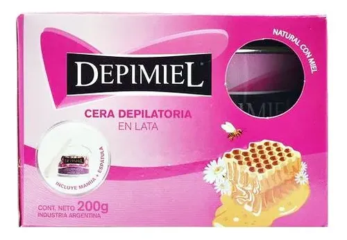 Cera Para Depilar En Lata 200 Gr Depimiel Miel Natural
