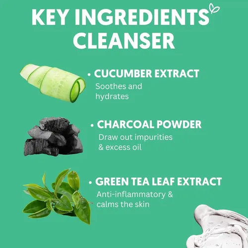 Mascarilla Capilar De Té Verde Y Carbón, Kit De 2 Pasos