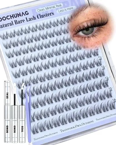 Kit De Racimos De Pestanas Wispy Toochunag Manga Espiga 8 A
