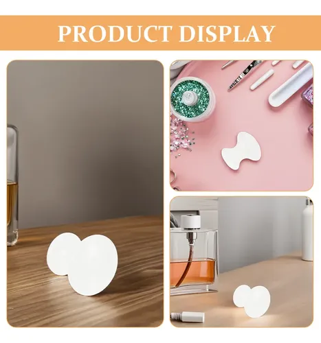 Tabla De Raspar Gua Sha De Cuarzo Rosa Natural, 2 Unidades