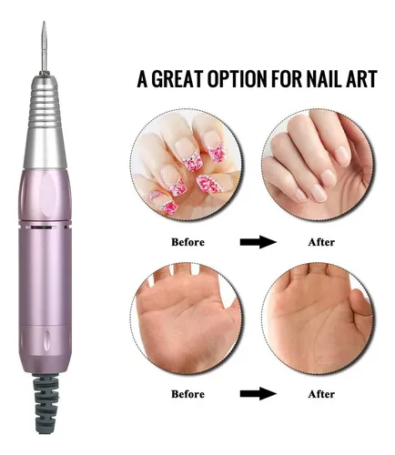 Lima Profesional Para Uñas, Rotatorio, Para Arte Y Manicura