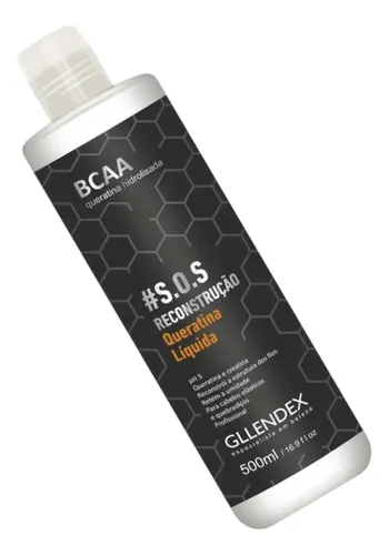 Queratina Liquida S.o.s Cauterizacion 500ml Bcaa Gllendex