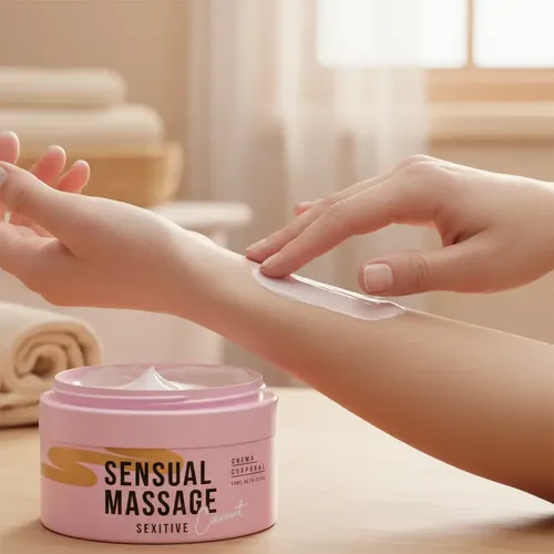 Crema Sexitive Sensual Massage Corporal Perfumada Coconut