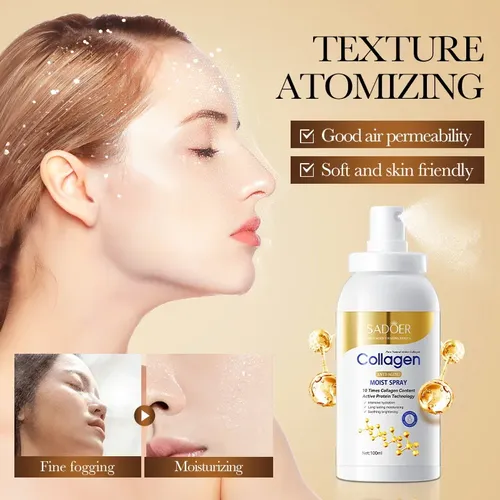 Sadoer Spray De Colágeno Facial Antiarrugas Hidratante 100ml