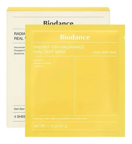 Mascarilla Biodance Radiant Vita Niacinamida 34g