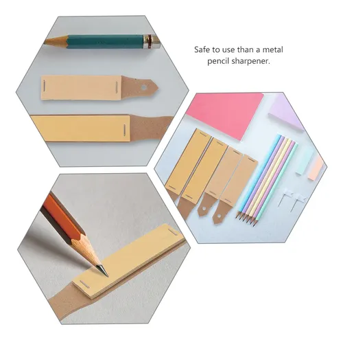 Sacapuntas De Papel De Lija Para Principiantes, 6 Unidades
