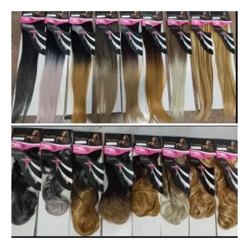 Cortinas Simil Pelo Natural Kanekalon Extensiones.