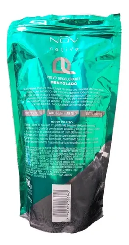 Lurex Polvo Decolorante Ultra Rápido Nov Verde Mentolado