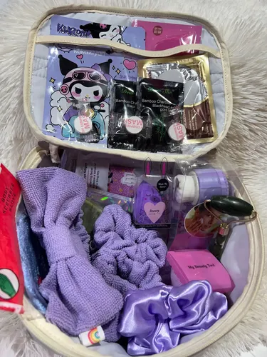 Set Skincare Box Portacosmetico Rutina Facial Mascarilla Spa