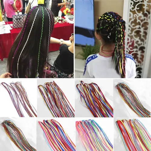 (d) Color Cuerda De Pelo Trenzado For Niños Y Niños, Tibeta