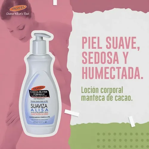 Crema Corporal Palmers de Manteca de Cacao con Vitamina E, 400 mL
