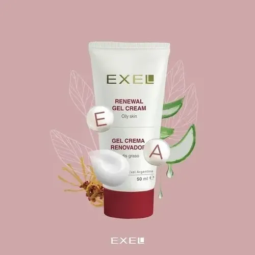 Exel Gel Crema Renovador Cutis Graso Acné Poros (50ml)