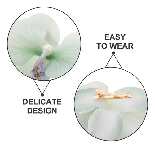 6 Horquillas Artificiales Para El Pelo Con Forma De Mariposa