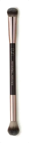 Pincel Pro Ojos Esfumador Una Natura Cosmeticos Color Dorado/negro