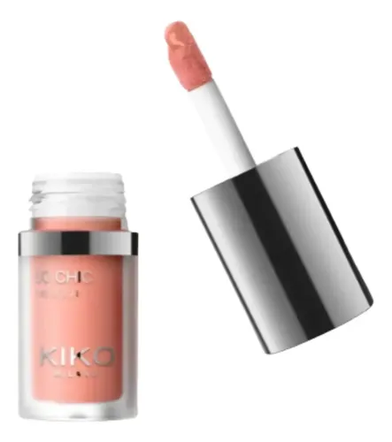 Rubor liquido Kiko Milano So Chic Trio Blush 3 En 1 tono 02 Velvet Peach
