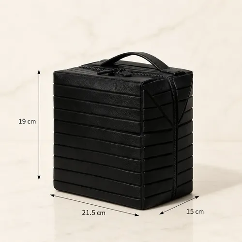 Neceser Organizador Maquillaje Viaje Bolsillos Plegable