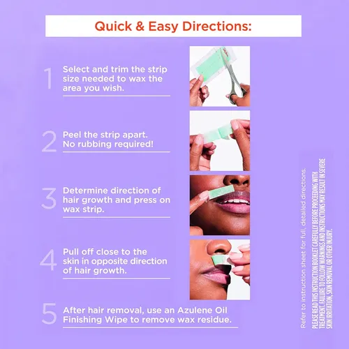 Tiras De Cera Sally Hansen Snip & Use, 10 Unidades