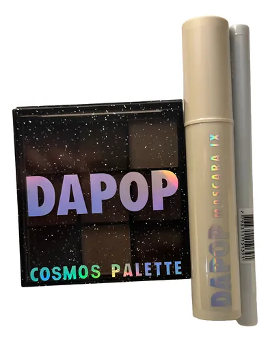 Set Maquillaje Dapop Paleta Sombras Rímel Delineador