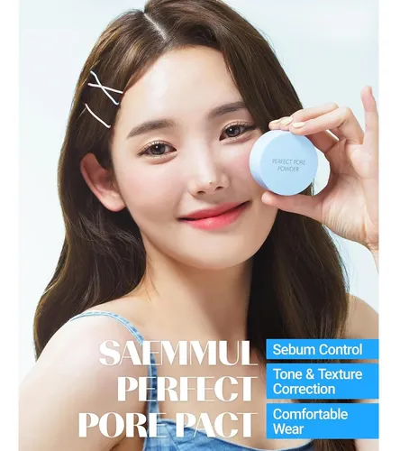 Polvo Compacto Fijador Y Control De Sebo Coreano