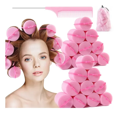 Rulos De Espuma Jumbo For El Cabello, Suaves For Dormir,