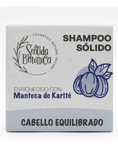 Shampoo Sólido Vegano Cabello Equilibrado Sentida Botáncia