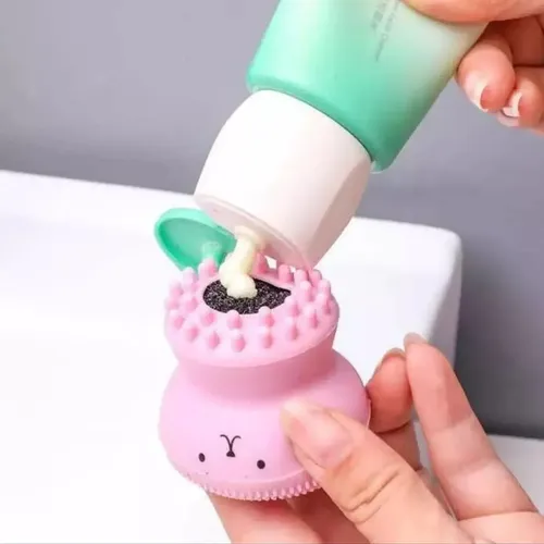 Esponja Limpiadora Y Exfoliante Facial Con Forma De Pulpito