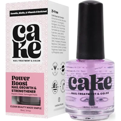 Cake Power Boost Endurecedor De Uñas Clear 1.5 Oz